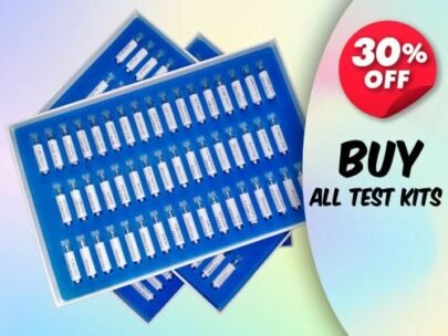 All Test Kits in Flat Box for Kinesiologists, Bioresonance Practitioners and NAET Practitioners