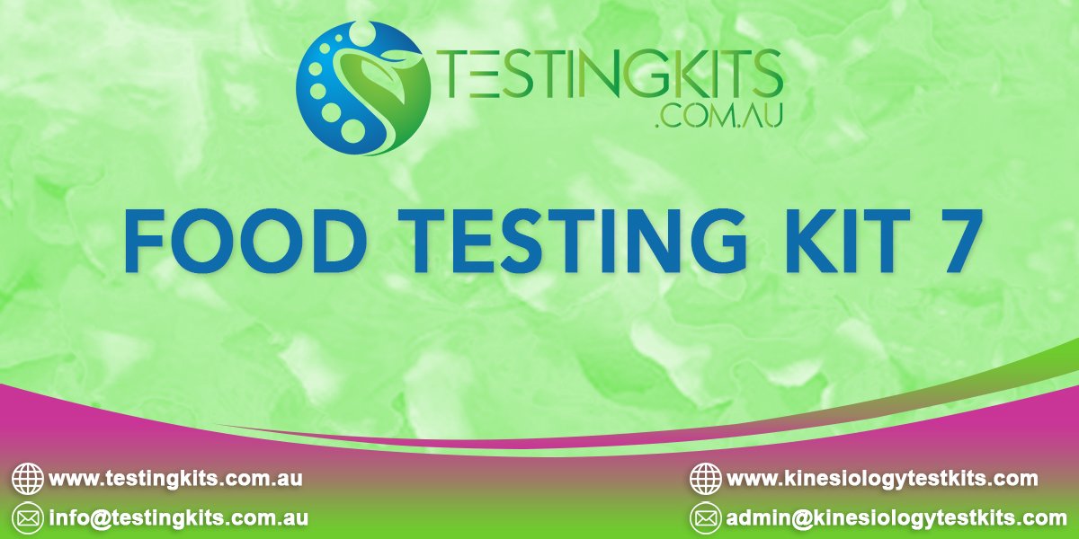 Food Testing Kit 7 for Kinesiologists and Chiropractors